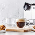 Borosilicate Double Wall Insulated Glasses - Cappuccino cup Set of 2- 225ml