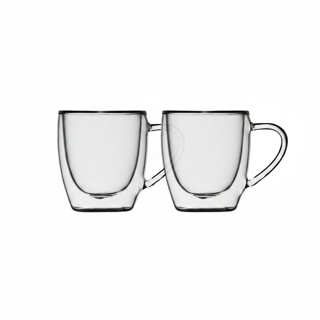 Barista Borosilicate Double Wall Insulated Glasses - Espresso cup Set of 2- 75ml