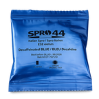 Decaffeinated BLUE / BLEU Décaféiné - E.S.E. 44mm Coffee Pods – 50 Pc. Box – Easy Serve Espresso – Compostable Coffee Pods –