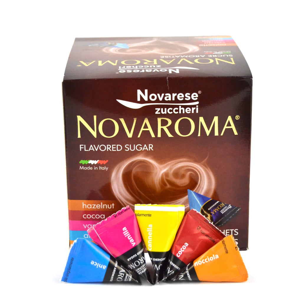 Novaroma Flavoured Sugar Cubotto Assorted 80 sachets per box